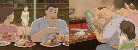 What I would look like in a Ghibli film: Before and after.
